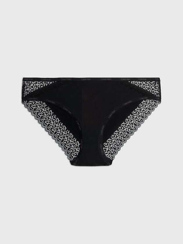 Calvin Klein USA Bikini - Flirty Womens Briefs Black 5846092-TI